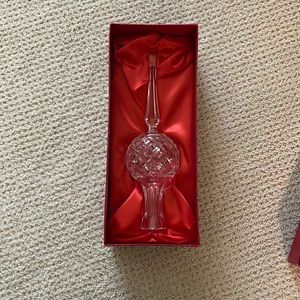 Waterford crystal Xmas tree topper